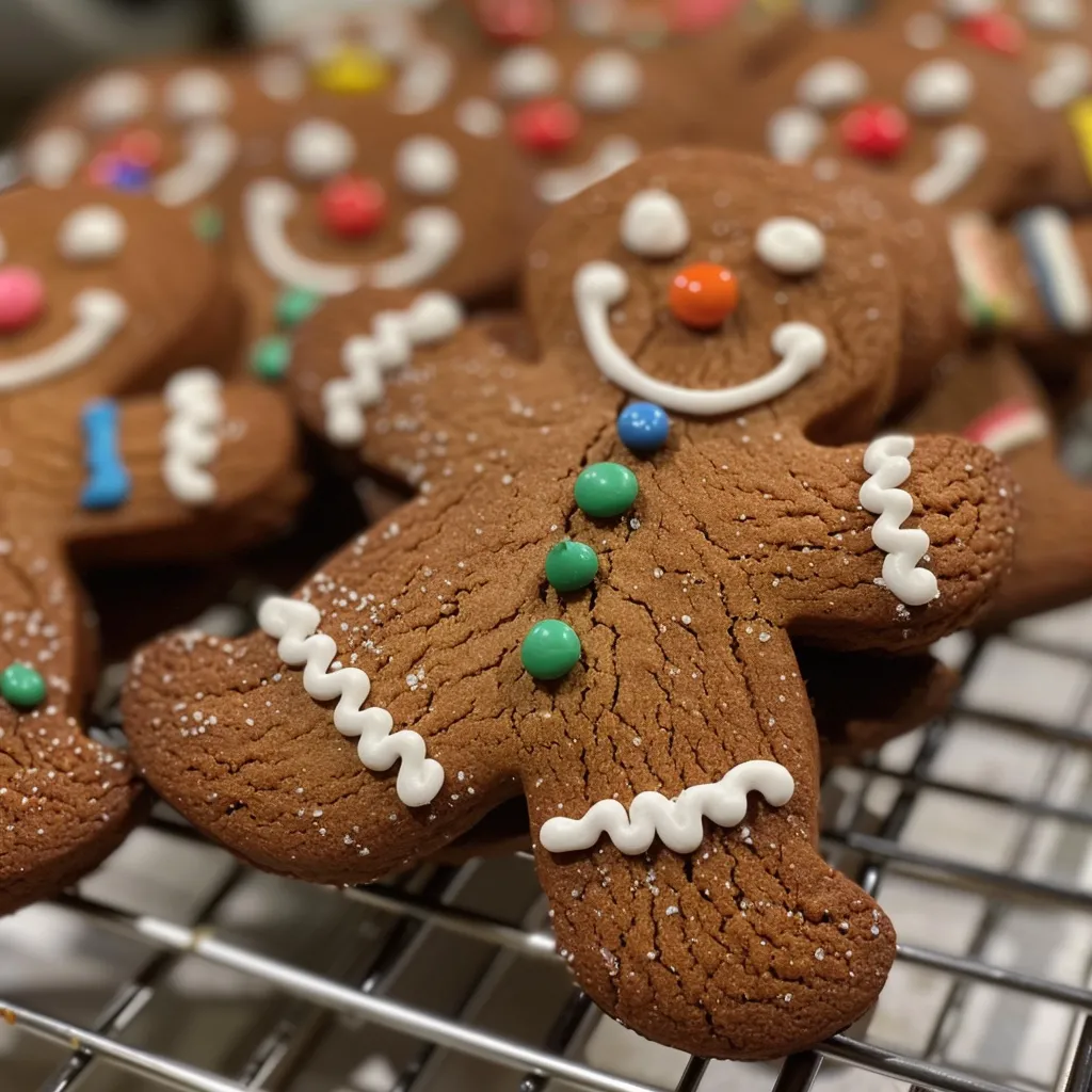 Classic Gingerbread Men Cookies – Adorable, Spiced & Perfect for Decorating! ☃️🍪