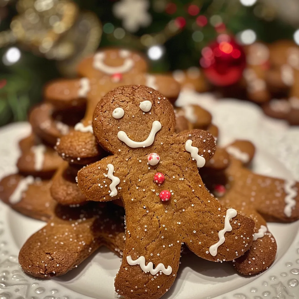 Classic Gingerbread Men Cookies – Adorable, Spiced & Perfect for Decorating! ☃️🍪