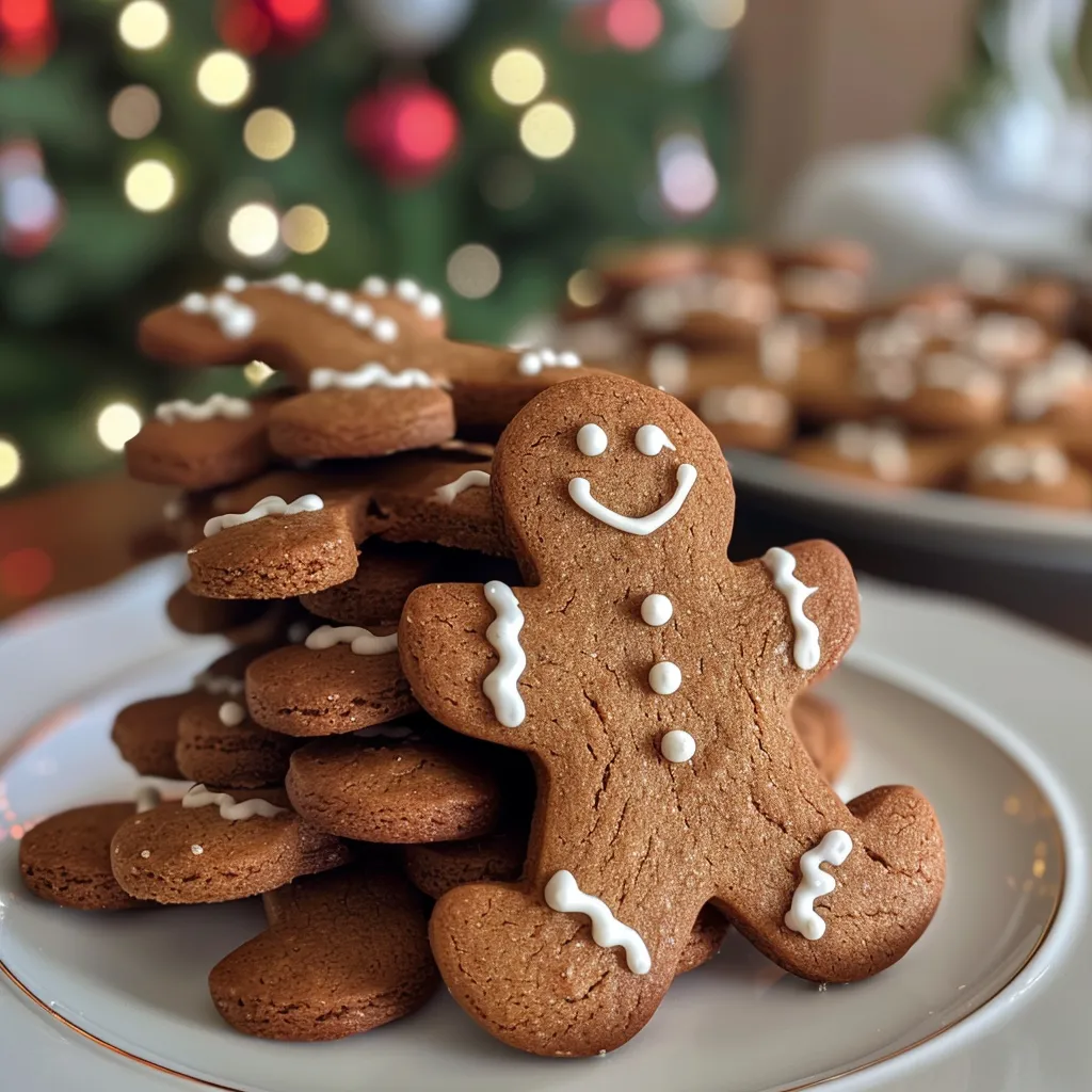 Classic Gingerbread Men Cookies – Adorable, Spiced & Perfect for Decorating! ☃️🍪